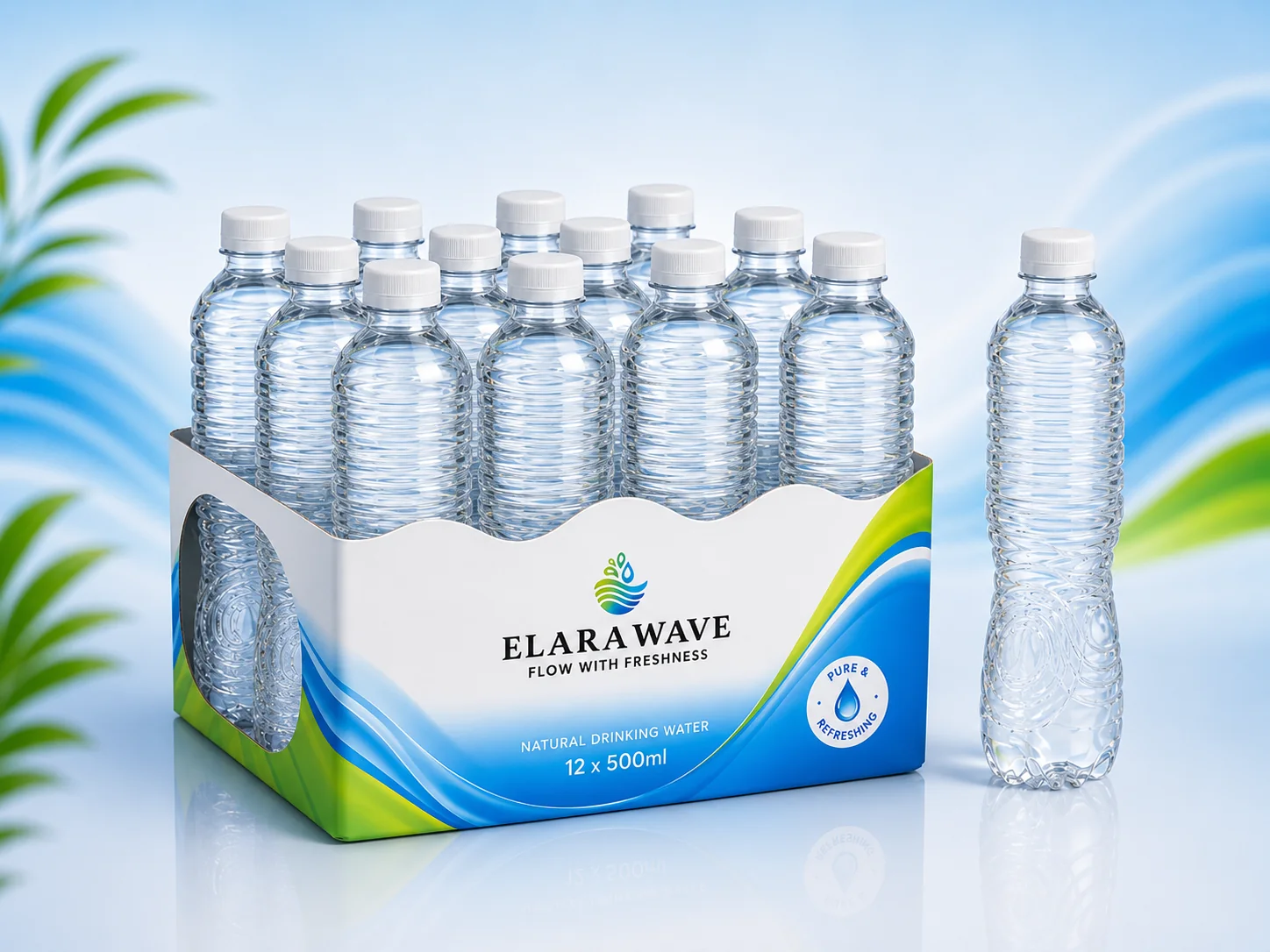 500 ml Pet Custom Branded Bottle