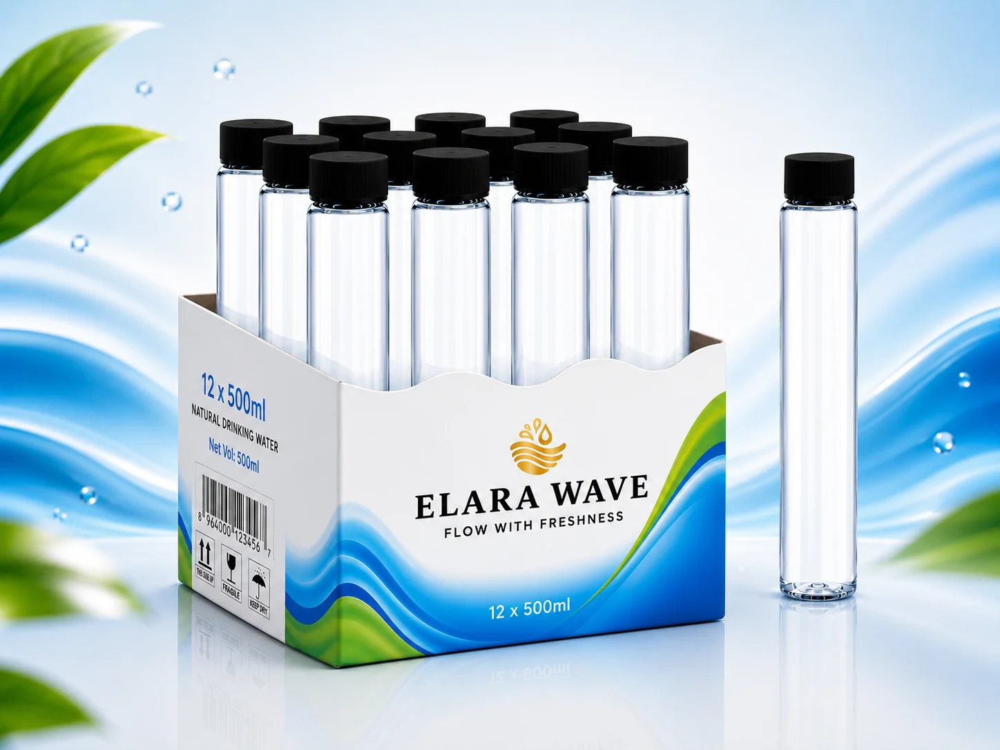 500 ml Pet Custom Premium Branded Bottle
